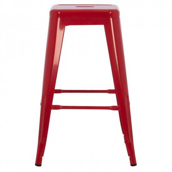 ΣΚΑΜΠΟ ΜΕΣΑΙΟΥ ΥΨΟΥΣ ΜΕΤΑΛΛΙΚΟ MELITA-PRO HM8573.44 ΚΟΚΚΙΝΟ 43x43x67Υεκ.