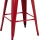 ΣΚΑΜΠΟ ΜΕΣΑΙΟΥ ΥΨΟΥΣ ΜΕΤΑΛΛΙΚΟ MELITA-PRO HM8573.44 ΚΟΚΚΙΝΟ 43x43x67Υεκ.