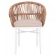 ΠΟΛΥΘΡΟΝΑ ΑΛΟΥΜΙΝΙΟΥ ORIN HM6265.02 ΛΕΥΚΗ-P.E.RATTAN ΦΥΣΙΚΟ-ΜΠΕΖ ΜΑΞΙΛΑΡΙΑ 58x61x75Υ