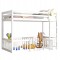 ΠΑΙΔΙΚΗ ΚΟΥΚΕΤΑ τ.MONTESSORI ΜΕ ΠΑΡΚΑΚΙ PLAYKID HM703.03 ΞΥΛΟ ΠΕΥΚΟΥ ΛΕΥΚΟ ΓΙΑ 190x90εκ