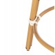 ΣΚΑΜΠΟ ΑΛΟΥΜΙΝΙΟΥ ΜΕΣ.ΥΨΟΥΣ CHINO HM6286.04 BAMBOO LOOK ΦΥΣΙΚΟ & TEXTILENE 43x43x65Υεκ