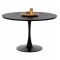 ΤΡΑΠΕΖΙ ΤΡΑΠΕΖΑΡΙΑΣ ROLLO HM9422.12 ΣΤΡΟΓΓΥΛΟ BLACK MARBLE Φ120x74Yεκ.
