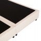 ΚΡEΒΑΤΙ ΔΙΠΛΟ LUTHER HM717 ΜΠΕΖ ΥΦΑΣΜΑ ΓΙΑ ΣΤΡΩΜΑ 160x200εκ.