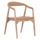 ΠΟΛΥΘΡΟΝΑ ΕΞΩΤΕΡΙΚΟΥ ΧΩΡΟΥ EBENIZER HM18106 ΞΥΛΟ TEAK-ΦΥΣΙΚΟ ΧΡΩΜΑ 54x56x75.5Υεκ.