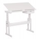 ΓΡΑΦΕΙΟ/ΣΧΕΔΙΑΣΤΗΡΙΟ ASCENT HM18289 MDF ΣΕ ΛΕΥΚΟ 109x55x87,5Υεκ