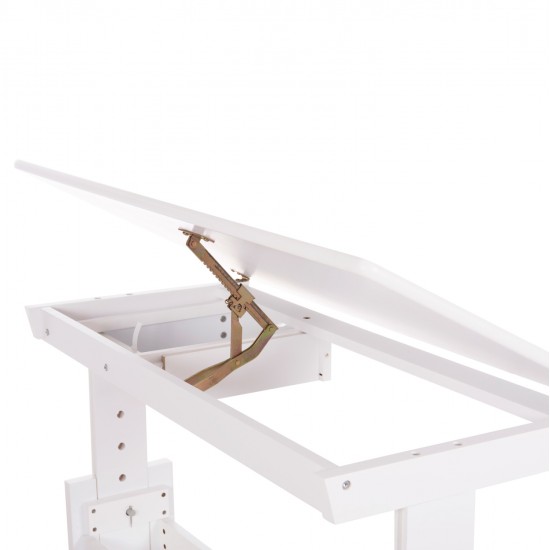 ΓΡΑΦΕΙΟ/ΣΧΕΔΙΑΣΤΗΡΙΟ ASCENT HM18289 MDF ΣΕ ΛΕΥΚΟ 109x55x87,5Υεκ
