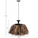 ΦΩΤΙΣΤΙΚΟ ΟΡΟΦΗΣ ORDEM HM4716 ΚΑΠΕΛΟ ΙΝΕΣ SISAL & ΜΠΑΝΑΝΑΣ-ΜΑΥΡΟ & ΦΥΣΙΚΟ Φ60x50Υεκ