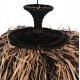 ΦΩΤΙΣΤΙΚΟ ΟΡΟΦΗΣ ORDEM HM4716 ΚΑΠΕΛΟ ΙΝΕΣ SISAL & ΜΠΑΝΑΝΑΣ-ΜΑΥΡΟ & ΦΥΣΙΚΟ Φ60x50Υεκ