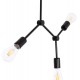 ΦΩΤΙΣΤΙΚΟ ΟΡΟΦΗΣ 3-ΦΩΤΟ LIGHTY HM7404.11 ΜΕΤΑΛΛΟ ΣΕ ΜΑΥΡΟ 52x5x48Υεκ.