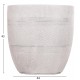 ΣΕΤ 4ΤΜΧ ΓΛΑΣΤΡΕΣ ΣΤΡΟΓΓΥΛΕΣ ΣΕΙΡΑ GARDENER HM4719 FIBERCLAY-ΧΡΩΜΑ CEMENT Φ44x43Υεκ