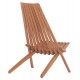 ΠΟΛΥΘΡΟΝΑ LOUNGE ΠΤΥΣΣΟΜΕΝΗ SHIGAO HM18112 ΞΥΛΟ TEAK--ΦΥΣΙΚΟ 61x88.5x89Υεκ.