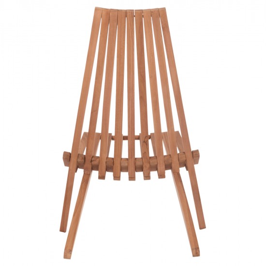 ΠΟΛΥΘΡΟΝΑ LOUNGE ΠΤΥΣΣΟΜΕΝΗ SHIGAO HM18112 ΞΥΛΟ TEAK--ΦΥΣΙΚΟ 61x88.5x89Υεκ.