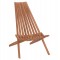 ΠΟΛΥΘΡΟΝΑ LOUNGE ΠΤΥΣΣΟΜΕΝΗ SHIGAO HM18112 ΞΥΛΟ TEAK--ΦΥΣΙΚΟ 61x88.5x89Υεκ.