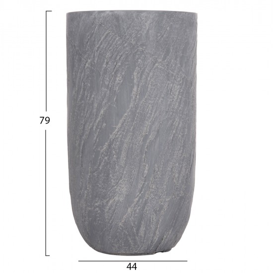 ΣΕΤ 3ΤΜΧ ΓΛΑΣΤΡΕΣ ΚΥΛΙΝΔΡΟΙ ΣΕΙΡΑ GARDENER HM4720 FIBERCLAY-ΧΡΩΜΑ CEMENT Φ44x79Υεκ