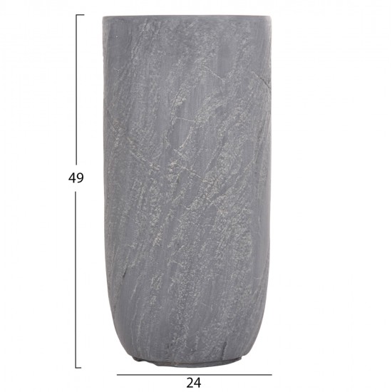 ΣΕΤ 3ΤΜΧ ΓΛΑΣΤΡΕΣ ΚΥΛΙΝΔΡΟΙ ΣΕΙΡΑ GARDENER HM4720 FIBERCLAY-ΧΡΩΜΑ CEMENT Φ44x79Υεκ