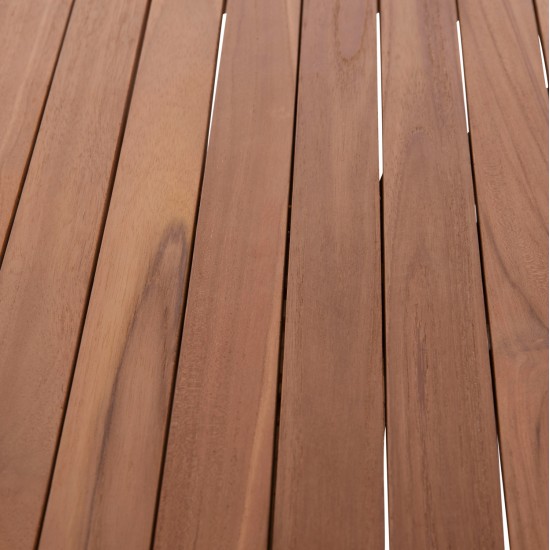 ΕΠΙΦΑΝΕΙΑ ΤΡΑΠΕΖΙΟΥ ΣΤΡΟΓΓΥΛΗ HM18133 ΞΥΛΟ TEAK--ΦΥΣΙΚΟ Φ70x4(πάχος)εκ.