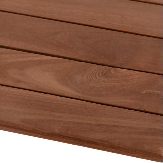 ΕΠΙΦΑΝΕΙΑ ΤΡΑΠΕΖΙΟΥ ΤΕΤΡΑΓΩΝΗ HM18137 ΞΥΛΟ TEAK--ΦΥΣΙΚΟ 80x80x4(πάχος)εκ.