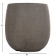 ΣΕΤ 4ΤΜΧ ΓΛΑΣΤΡΕΣ ΣΤΡΟΓΓΥΛΕΣ GARDENER HM4726 FIBERCLAY ΓΚΡΙΖΟΠΡΑΣΙΝΟ Φ52x55Υεκ