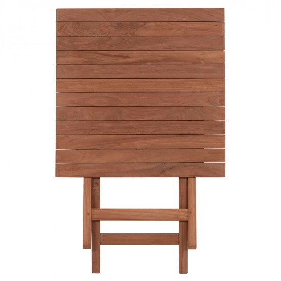 ΤΡΑΠΕΖΙ ΣΚΗΝΟΘΕΤΗ ΤΕΤΡΑΓΩΝΟ HEIDEL HM18121 ΞΥΛΟ TEAK--ΦΥΣΙΚΟ 60x60x75Υεκ.