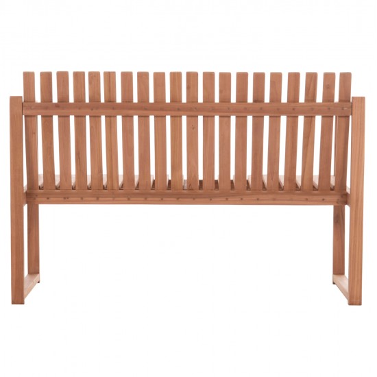 ΠΑΓΚΑΚΙ ΚΗΠΟΥ 2ΘΕΣΙΟ VED HM18124 ΞΥΛΟ TEAK--ΦΥΣΙΚΟ ΧΡΩΜΑ 130x60x86Υεκ.