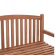 ΠΑΓΚΑΚΙ ΚΗΠΟΥ 3ΘΕΣΙΟ ELENA HM18125 ΞΥΛΟ TEAK--ΦΥΣΙΚΟ 150x61x95Υεκ.