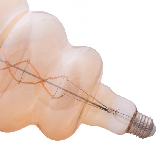 ΦΩΤΙΣΤΙΚΟ ΟΡΟΦΗΣ ΚΡΕΜΑΣΤΟ ΜΕ ΛΑΜΠΤΗΡΑ HM11932.01--ΣΧΟΙΝΙ 1m ΠΑΧΟΥΣ 2cm-ΝΤΟΥΙ Ε27