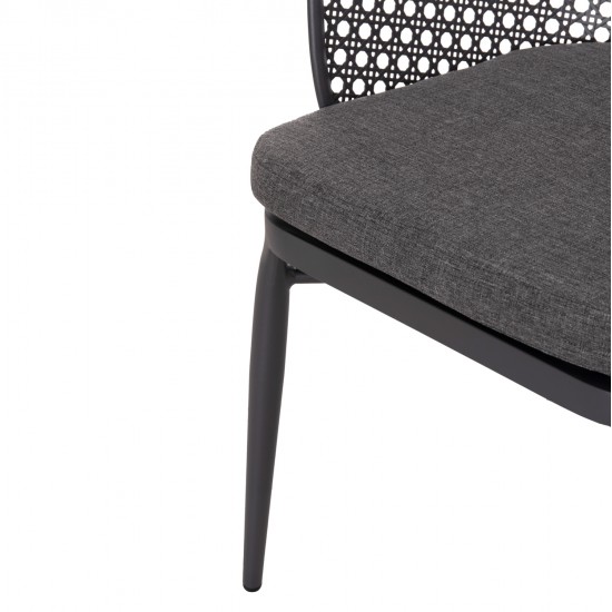 ΣΕΤ LOUNGE 3TMX ΕΞ.ΧΩΡΟΥ OREGO HM21106.01 ΑΛΟΥΜΙΝΙΟ ΣΕ ΣΚΟΥΡΟ ΓΚΡΙ