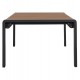 ΤΡΑΠΕΖΑΚΙ ΞΑΠΛΩΣΤΡΑΣ BENTRY HM6276.03 ΑΛΟΥΜΙΝΙΟ ΣΚΟΥΡΟ ΓΚΡΙ--POLYWOOD 100x56x35Υεκ.
