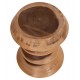 ΣΚΑΜΠΟ ΚΥΛΙΝΔΡΙΚΟ BELLOWS HM18235.11 ΜΑΣΙΦ ΞΥΛΟ SUAR ΦΥΣΙΚΟ Φ35x45Υεκ.