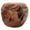 ΒΟΗΘΗΤΙΚΟ ΤΡΑΠΕΖΙ LOGGY HM18295 ΞΥΛΟ TEAK--ΦΥΣΙΚΟ 50x50x50Υεκ.