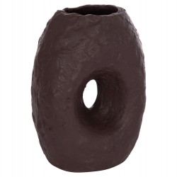 ΕΠΙΤΡΑΠΕΖΙΟ ΔΙΑΚΟΣΜΗΤΙΚΟ ΒΑΖΟ NAMENTIS HM4673.07L ΣΟΚΟΛΑΤΙ ΤΕΡΑΚΟΤΑ--26.5x16x36.5Υεκ