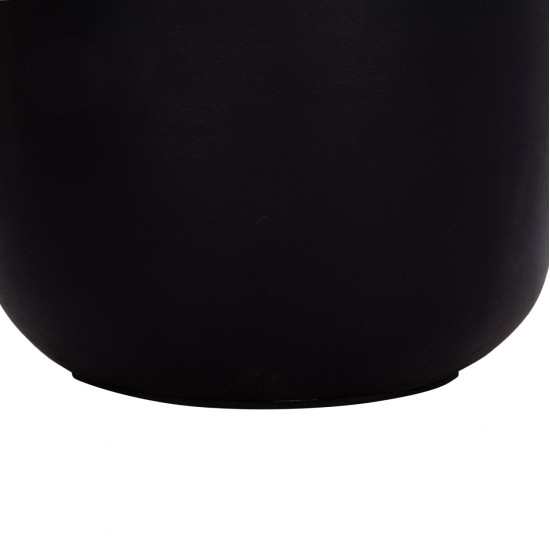 ΕΠΙΤΡΑΠΕΖΙΟ ΔΙΑΚΟΣΜΗΤΙΚΟ ΒΑΖΟ LENNOX HM4675.01S TΕΡΑΚΟΤΑ ΣΕ ΜΑΥΡΟ--Φ18x33Υεκ.