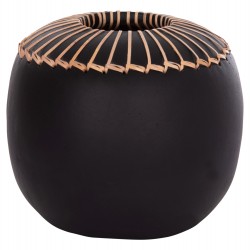 ΕΠΙΤΡΑΠΕΖΙΟ ΔΙΑΚΟΣΜΗΤΙΚΟ ΒΑΖΟ LENNOX HM4675.01L TΕΡΑΚΟΤΑ ΣΕ ΜΑΥΡΟ--Φ22x20Υεκ.