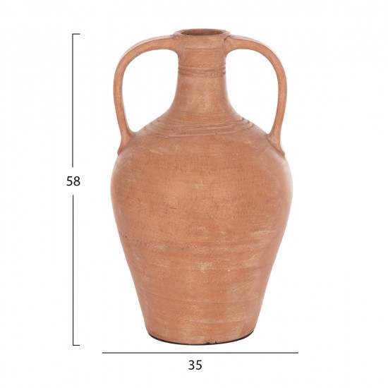 ΔΙΑΚΟΣΜΗΤΙΚΟΣ ΑΜΦΟΡΕΑΣ FEAX HM4676.08L ΤΕΡΑΚΟΤΑ ΣΕ ΦΥΣΙΚΟ--35x35x58Υεκ.