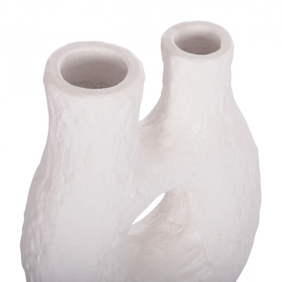 ΕΠΙΤΡΑΠΕΖΙΟ ΔΙΑΚΟΣΜΗΤΙΚΟ ΒΑΖΟ NAMENTIS HM4665.02L ΛΕΥΚΗ ΤΕΡΑΚΟΤΑ--27x13.5x37Υεκ