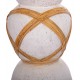 ΔΙΑΚΟΣΜΗΤΙΚΟ ΒΑΖΟ ΔΑΠΕΔΟΥ MAYNARD HM4672.02L TERRACOTTA ΛΕΥΚΟ--RATTAN Φ32x62.5Υεκ.