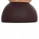 ΔΙΑΚΟΣΜΗΤΙΚΟ ΒΑΖΟ ΔΑΠΕΔΟΥ MAYNARD HM4672.07S TERRACOTTA ΣΟΚΟΛΑΤΙ-RATTAN Φ27.5x50Υεκ