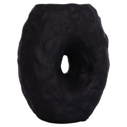 ΕΠΙΤΡΑΠΕΖΙΟ ΔΙΑΚΟΣΜΗΤΙΚΟ ΒΑΖΟ NAMENTIS HM4673.01S ΜΑΥΡΗ ΤΕΡΑΚΟΤΑ--22x13x28Υεκ