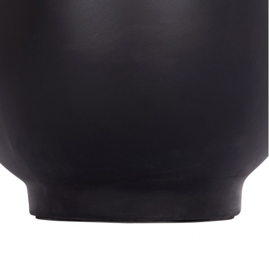 ΔΙΑΚΟΣΜΗΤΙΚΟ ΒΑΖΟ ΔΑΠΕΔΟΥ LINTER HM4662.01S FIBER CEMENT ΜΑΥΡΟ--ΞΥΛΟ ΤΕΑΚ Φ34x60Υεκ.