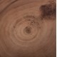 ΣΚΑΜΠΟ PUFFAT HM18172.02 FIBER CEMENT ΛΕΥΚΟ- ΞΥΛΟ TEAK TOP Φ45x46Υεκ.