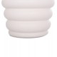 ΣΚΑΜΠΟ PUFFAT HM18172.02 FIBER CEMENT ΛΕΥΚΟ- ΞΥΛΟ TEAK TOP Φ45x46Υεκ.
