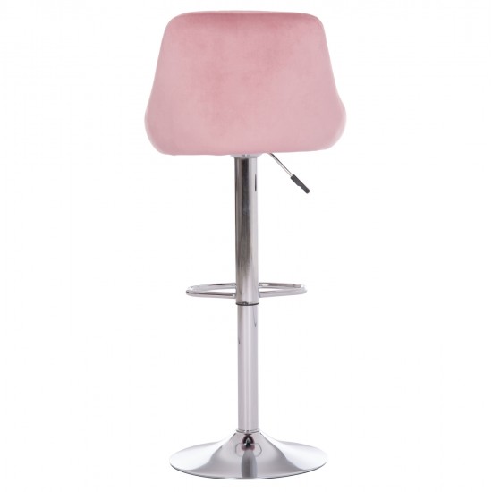 ΣΚΑΜΠΟ ΜΠΑΡ ROSE HM204.42 ΜΕ ΑΜΟΡΤΙΣΕΡ ΧΡΩΜΙΟΥ & ΣΑΠΙΟ ΜΗΛΟ ΒΕΛΟΥΔΟ 48x45x105Υεκ.