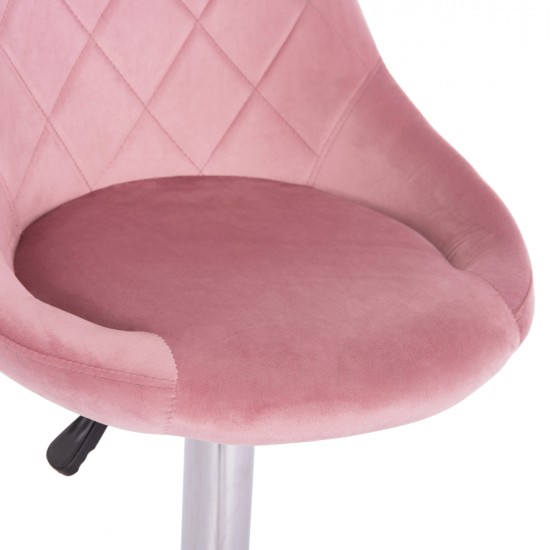 ΣΚΑΜΠΟ ΜΠΑΡ ROSE HM204.42 ΜΕ ΑΜΟΡΤΙΣΕΡ ΧΡΩΜΙΟΥ & ΣΑΠΙΟ ΜΗΛΟ ΒΕΛΟΥΔΟ 48x45x105Υεκ.