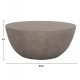 ΤΡΑΠΕΖΙ ΣΑΛΟΝΙΟΥ ΣΤΡΟΓΓΥΛΟ ALLAN HM18162.03 FIBER CEMENT ΣΕ ΓΚΡΙ--Φ92x49Υεκ.