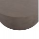 ΤΡΑΠΕΖΙ ΣΑΛΟΝΙΟΥ ΣΤΡΟΓΓΥΛΟ ALLAN HM18162.03 FIBER CEMENT ΣΕ ΓΚΡΙ--Φ92x49Υεκ.