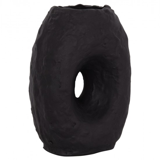 ΕΠΙΤΡΑΠΕΖΙΟ ΔΙΑΚΟΣΜΗΤΙΚΟ ΒΑΖΟ NAMENTIS HM4673.01L ΜΑΥΡΗ ΤΕΡΑΚΟΤΑ--26.5x16x36.5Υεκ