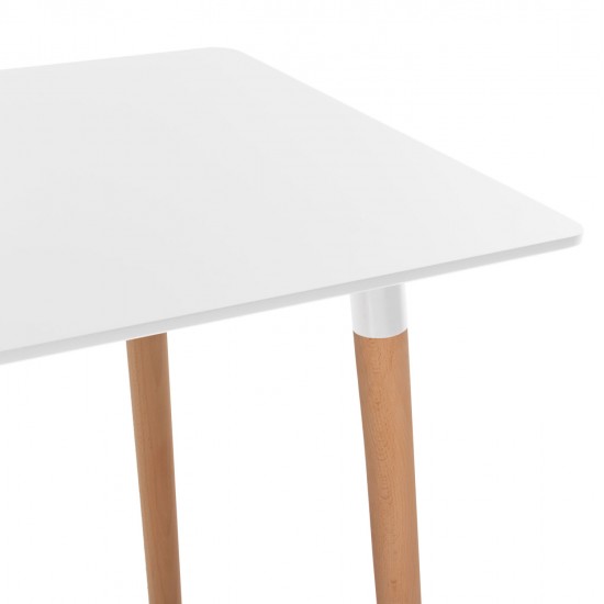 ΣΕΤ ΤΡΑΠΕΖΑΡΙΑΣ 5ΤΜΧ MINIMAL HM11767 ΛΕΥΚΟ MDF-ΜΠΕΖ ΥΦΑΣΜΑ