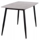 ΤΡΑΠΕΖΙ RAVEN HM9854.13 ΚΕΡΑΜΙΚΟ TOP ΓΚΡΙ ΜΑΡΜΑΡΟ-ΜΑΥΡΟ ΜΕΤΑΛΛΟ 120x70x73Υεκ.