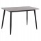 ΤΡΑΠΕΖΙ RAVEN HM9854.13 ΚΕΡΑΜΙΚΟ TOP ΓΚΡΙ ΜΑΡΜΑΡΟ-ΜΑΥΡΟ ΜΕΤΑΛΛΟ 120x70x73Υεκ.