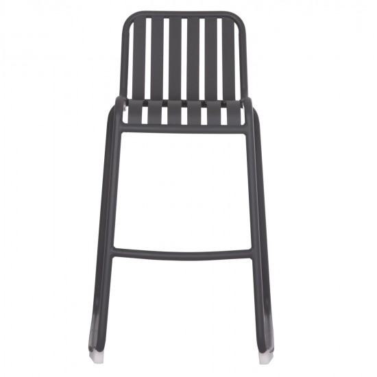 ΣΚΑΜΠΟ ΜΠΑΡ ΑΛΟΥΜΙΝΙΟΥ RACHEL HM6341.01 ΓΚΡΙ 47x56,5x98,5Υεκ.